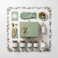 Garden & Glow Box - gardening kit, herbal teas, hand cream and diffuser gift