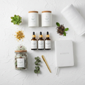 Wellness & Balance Box - essential oils, herbal teas and bath soak gift
